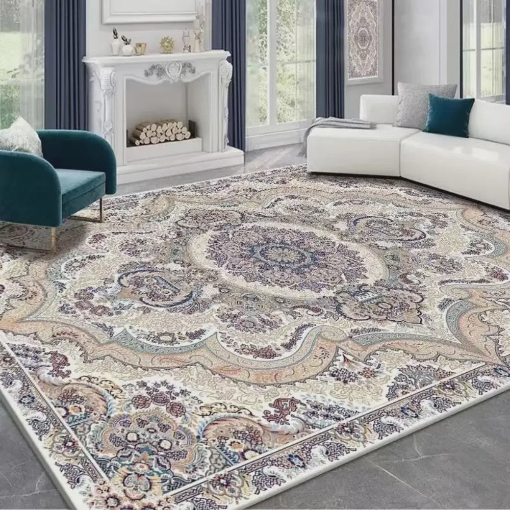 VIKAMA Luxe Perzisch Vloerkleed - Bohemien Stijl voor Woonkamer & Slaapkamer