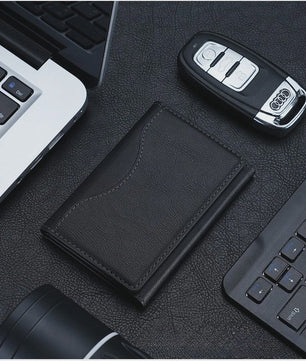 Magnetische Lederen Kaarthouder Wallet voor iPhone 16/15 Serie - Magsafe Compatibel