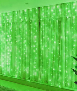 LED Gordijn Lichtjes met Afstandsbediening - USB Feestverlichting voor Huis, Bruiloft & Kerst