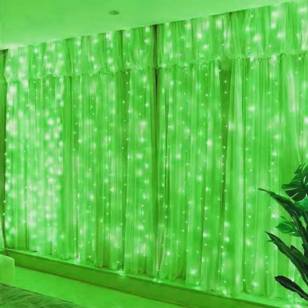 LED Gordijn Lichtjes met Afstandsbediening - USB Feestverlichting voor Huis, Bruiloft & Kerst