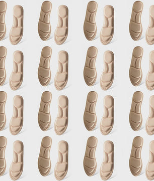 5D Massage Memory Foam Inlegzolen - Ademend, Dempende Steunzolen voor Sport & Dagelijks Gebruik