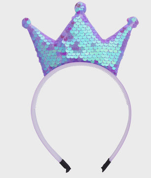 Crown Headband Sequins Hair Bands Women Girls Hair Accessories for Birthday Party Favors Hair Decoration Supplies