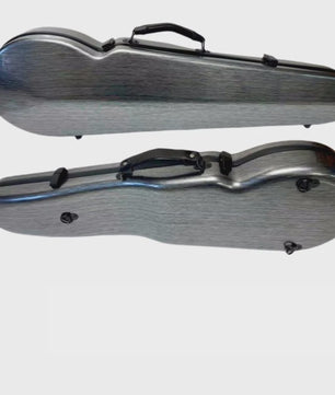 Multicolor Carbon Fiber Vioolkist 4/4 & 3/4 met Hygrometer - Lichtgewicht & Duurzaam