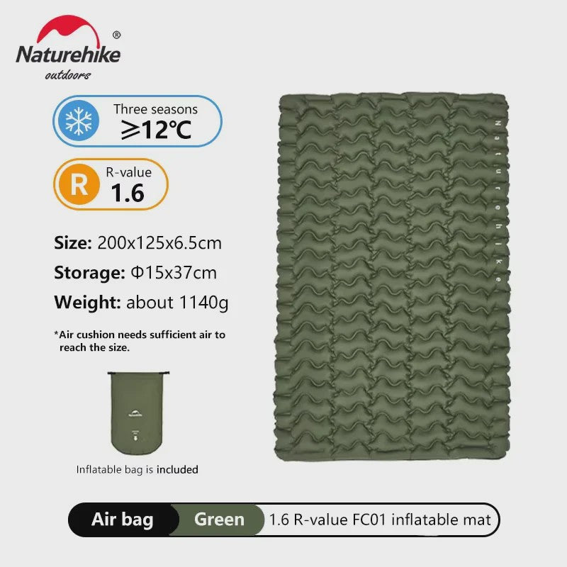 Naturehike Opblaasbaar Slaapmatje - Ultralicht & Compact Kampeerbed
