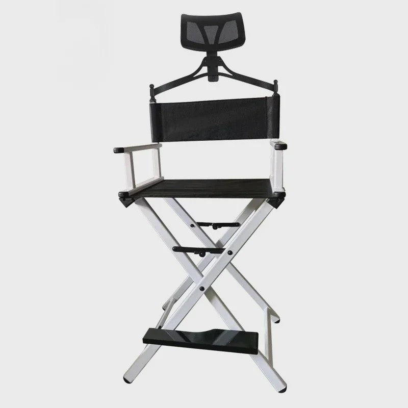Opvouwbare Aluminium Make-up Stoel - Comfortabel & Draagbaar voor Buiten, Camping of Kantoor