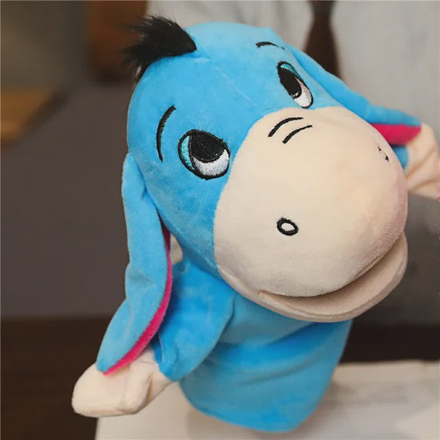 Zachte Pluche Handpoppen - Educatief Speelgoed voor Baby's en Kinderen (Diverse Dieren)
