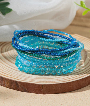 Set van 10 Bohemia Kralen Armbanden - Zomerse Stijl & Strand Vakantie Sieraden