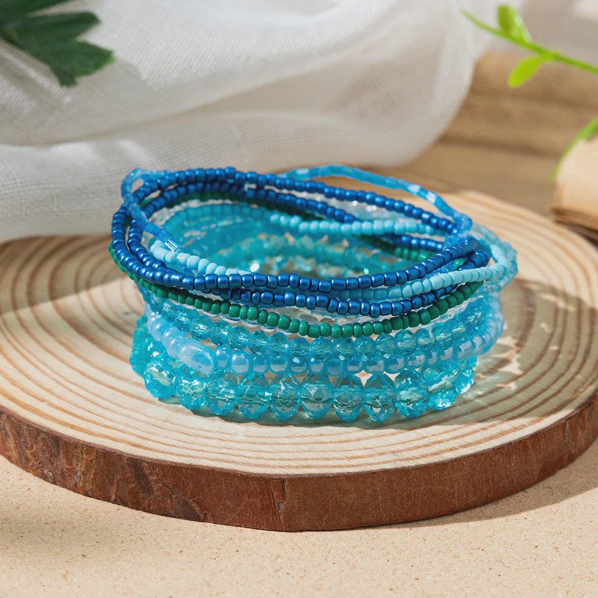 Set van 10 Bohemia Kralen Armbanden - Zomerse Stijl & Strand Vakantie Sieraden