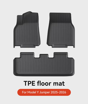 YZ TPE Vloermatten en Kofferbakmat Set voor Tesla Model Y Juniper (2025-2026) - Waterdicht & Antislip