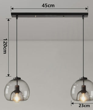 Moderne LED Hanglamp Glas - Design Plafondlamp voor Eetkamer & Woonkamer