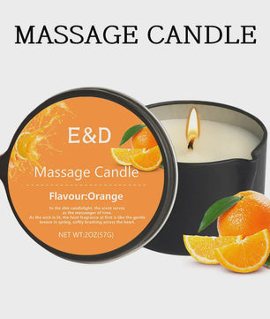 Luxe Massage Olie Kaars - Aromatherapie voor Ontspanning & Huidverzorging