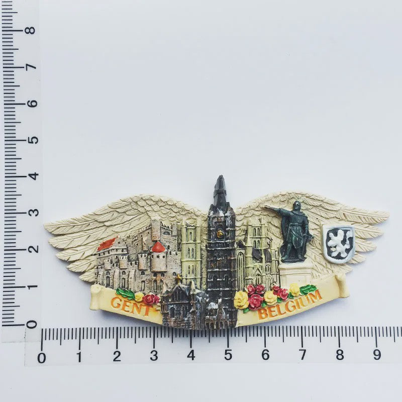 België Koelkastmagneet - Souvenir & Reistafel voor Huisdecoratie