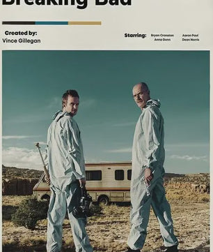 Breaking Bad Canvas Poster - Vintage Film Art Print voor Woonkamer Decoratie