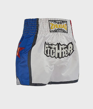 Muay Thai Bokshort Satin met Mesh Panel - Unisex & Kinderen
