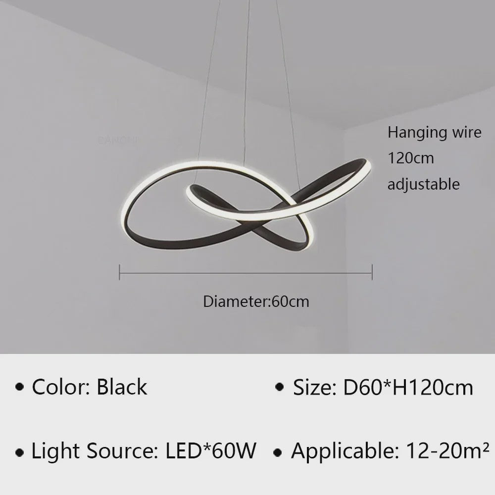 Moderne LED Hanglamp - Stijlvolle Verlichting voor Woonkamer, Eetkamer & Slaapkamer
