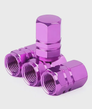 Set Aluminium Ventieldopjes - Universeel voor Auto, Motor, Fiets - Stof- en Waterdicht
