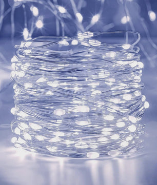 Sfeervolle Batterij-Aangedreven LED Snoerlichtjes met Koperdraad - 10-100 LED