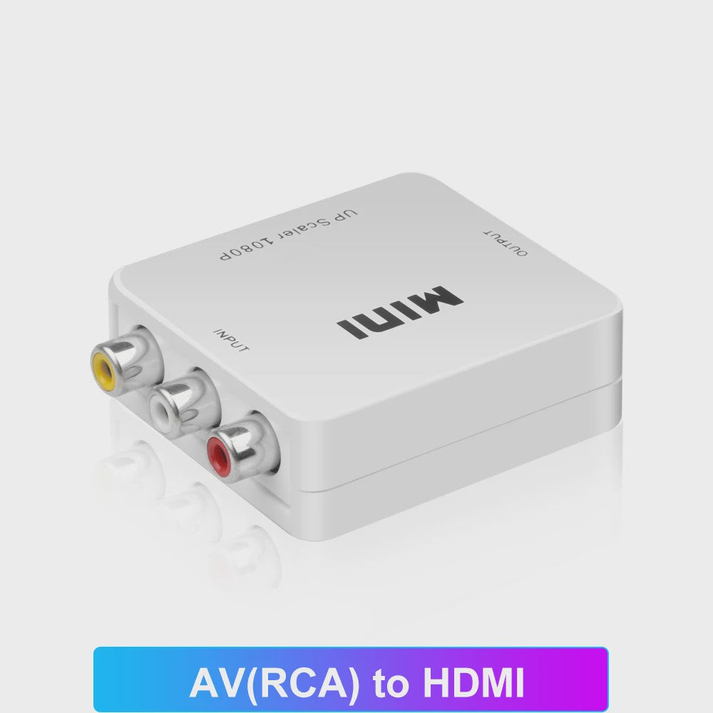 Universele HDMI AV RCA & VGA Converter Adapter | 1080p Ondersteuning
