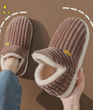 Herenslippers Winter Laarzen - Zachte Pluche & Katoen, Warm & Comfortabel voor Binnen