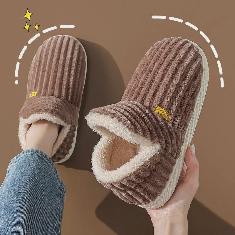 Herenslippers Winter Laarzen - Zachte Pluche & Katoen, Warm & Comfortabel voor Binnen