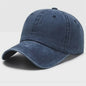 Vintage Washed Denim Baseball Cap - Unisex Snapback voor Heren & Dames
