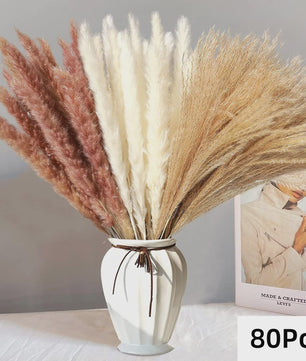 Natuurlijk Pampas Gras Boeket - Gedroogde Bloemen voor Boho Woondecoratie & Bruiloft