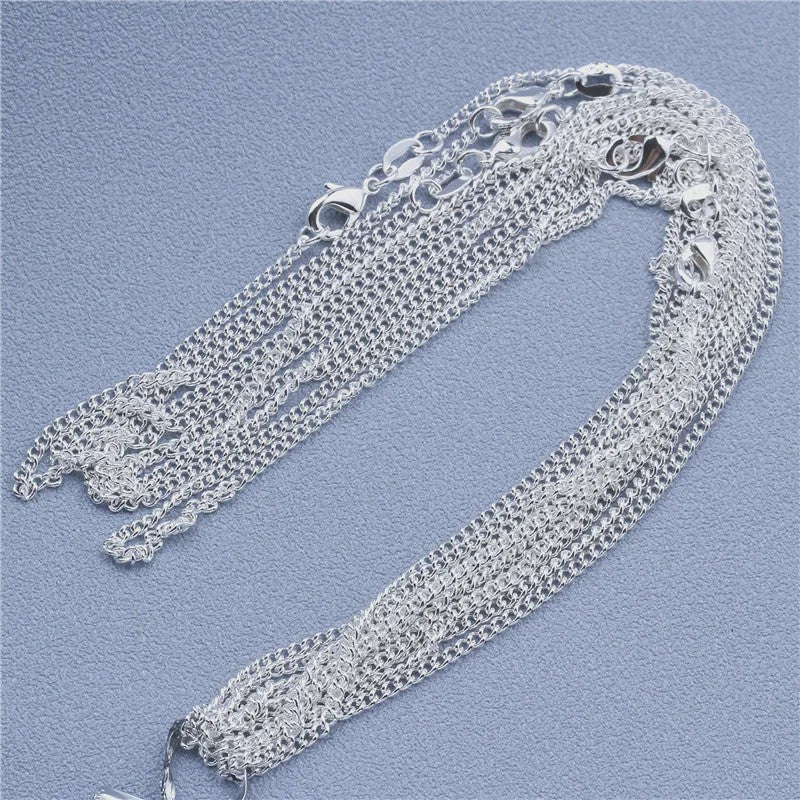 925 Sterling Zilveren Kettingen: Rolo, Figaro & Meer (16-30 Inch)