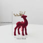 Kerstdecoratie: Pluche Herten Ornament voor Kerstboom of Bureau