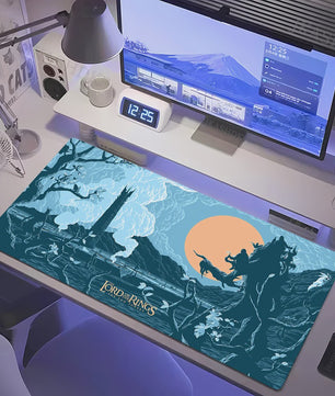 Grote Gaming Muismat XL - Lotrs Film Thema Deskmat voor PC & Bureau