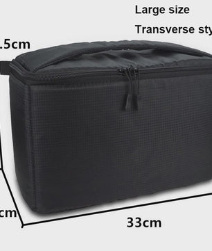 Waterdichte Camera Insert Tas - Beschermende Padded Voering voor DSLR Camera's