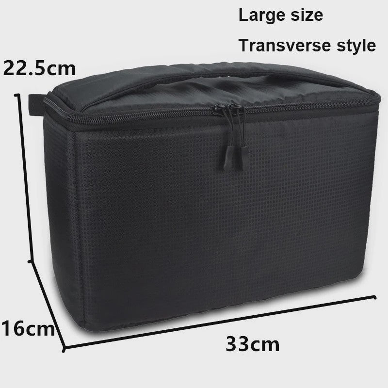 Waterdichte Camera Insert Tas - Beschermende Padded Voering voor DSLR Camera's