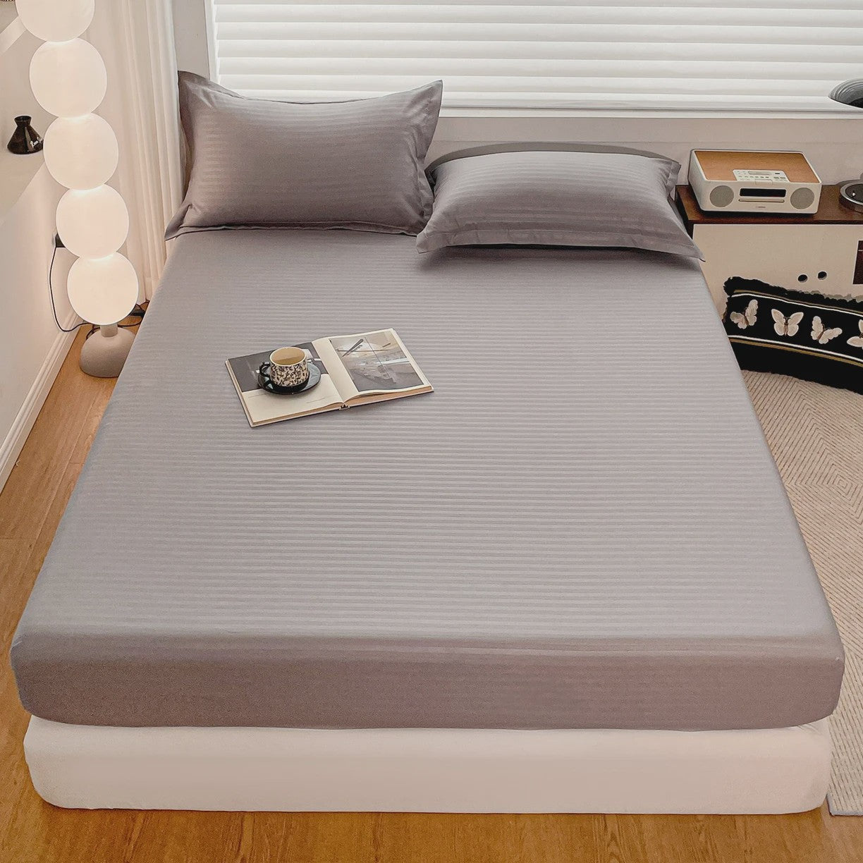 Zachte Hoeslaken met Elastische Band - Effen Kleur - 90-180x200cm
