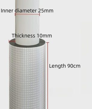 Zelfklevende Schuim Pijpisolatie met Aluminiumfolie - 16-60mm