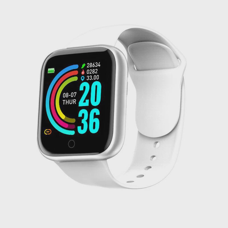 Smartwatch Y68 D20: Multifunctioneel met Bluetooth, Fitness Tracking & Slaapmonitor