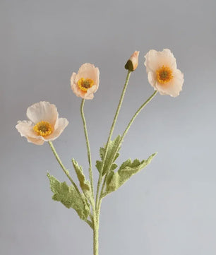 Zijden Papavers Kunstbloemen - Lange Stelen voor Decoratie