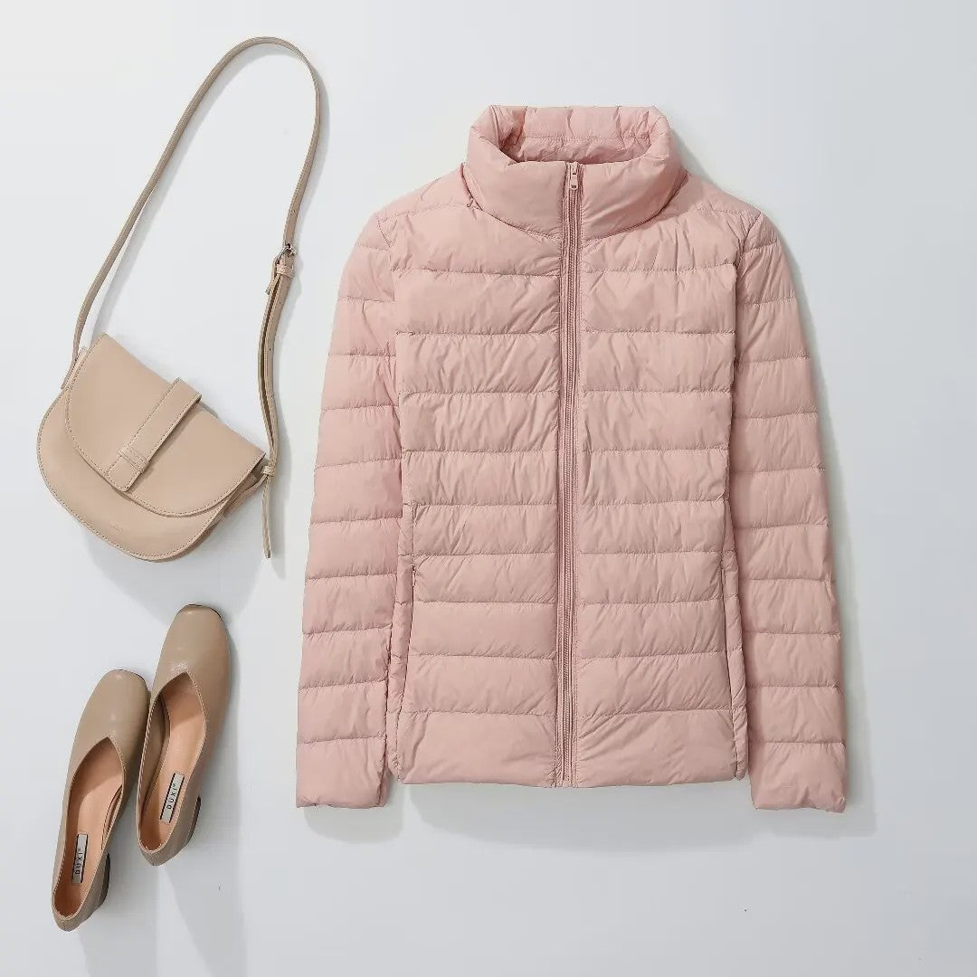 Dames Lichtgewicht Donsjack - Kort, Warm & Stijlvol Lente Jack - 15 Kleuren