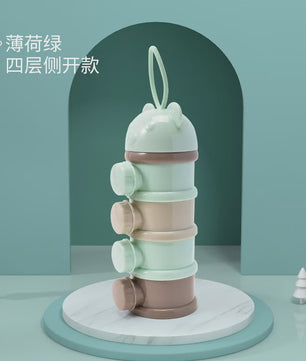 Babydoos Melkpoeder & Snack Container - Gelaagd & Draagbaar