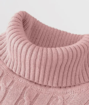 Heren Gebreide Coltrui - Slim Fit Pullover voor Herfst & Winter