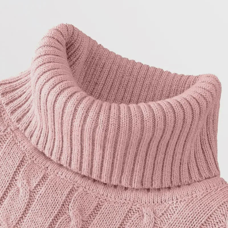 Heren Gebreide Coltrui - Slim Fit Pullover voor Herfst & Winter