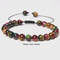 Blauwe Tijgeroog Kralen Armband 6MM - Natuursteen Meditatie Sieraden