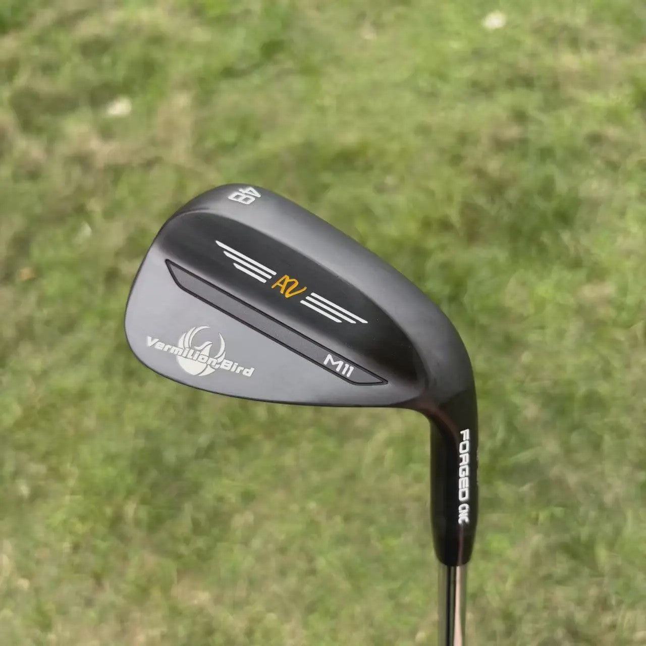 Vermilion Bird Forged Golf Wedge - Soft Carbon Steel, CNC Milled, Spin & Bounce Control