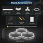 Modulaire Hexagonale LED Plafondlamp - Superhelder 6500K Koel Wit Licht