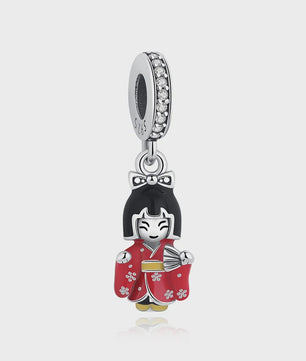 925 Sterling Zilveren Bedel Lucky Cat - Chinees Nieuwjaar & Japanse Stijl Hanger voor Dames Armbanden & Kettingen