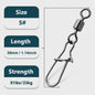 Duo-Lock Snap Swivels - Sterk Visgerei voor Zoutwater Visserij