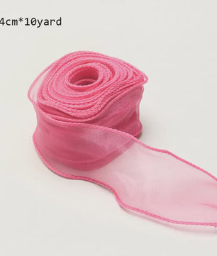 Luxe Chiffon & Organza Lint - Perfect voor Knutselen, Cadeauverpakking & Bruiloftsdecoratie
