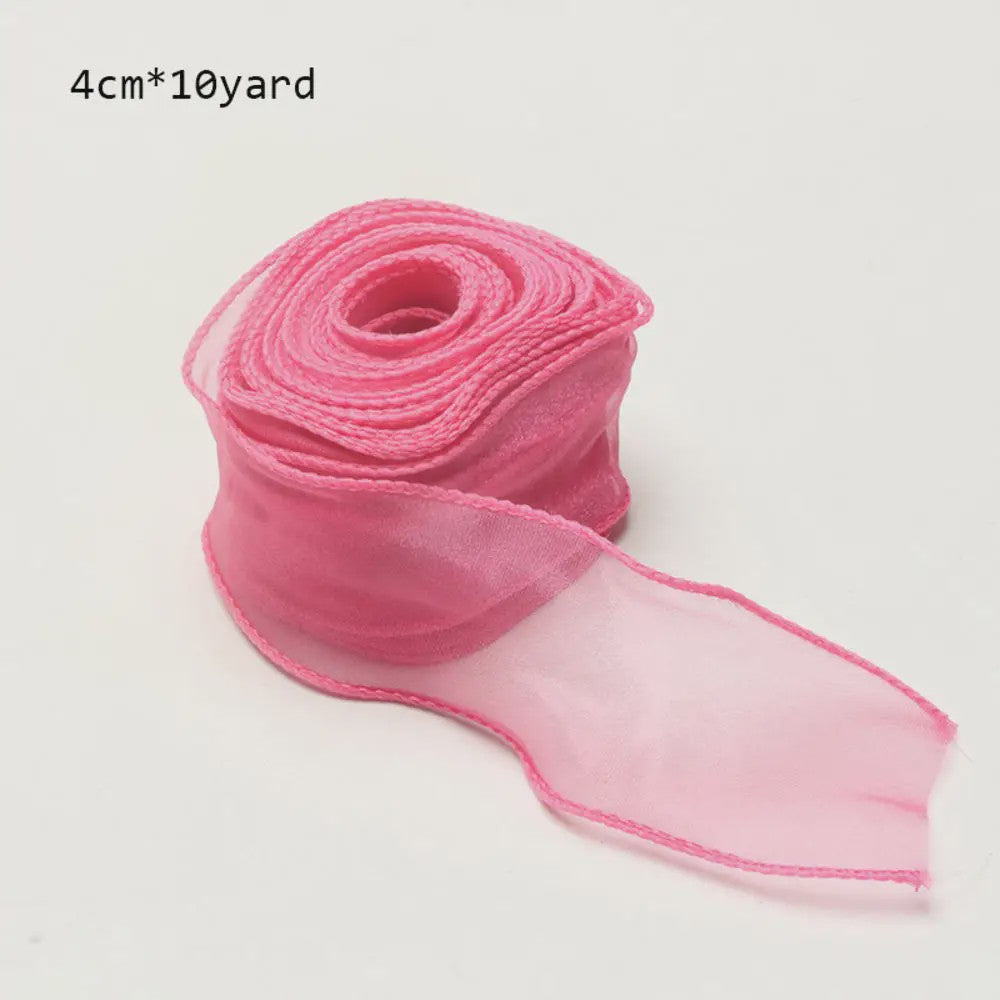 Luxe Chiffon & Organza Lint - Perfect voor Knutselen, Cadeauverpakking & Bruiloftsdecoratie