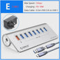 ORICO 10Gbps USB 3.2 Docking Station Hub met PD60W Opladen en 4/7 Poorten
