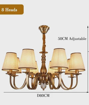 Luxe Klassieke LED Kroonluchter - Sfeervolle Verlichting voor Woonkamer, Eetkamer & Slaapkamer
