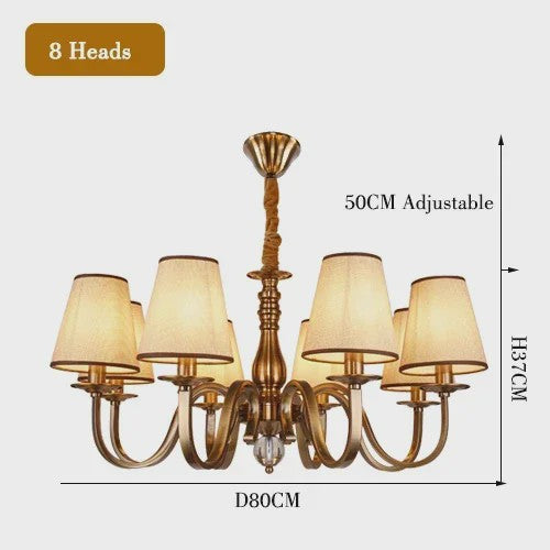Luxe Klassieke LED Kroonluchter - Sfeervolle Verlichting voor Woonkamer, Eetkamer & Slaapkamer