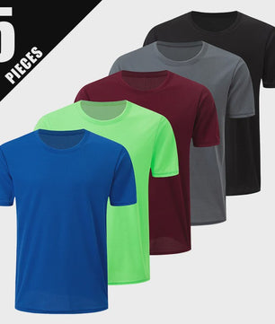 Heren Sneldrogend T-shirt - Comfortabel & Sportief - Meerdere Kleuren & Grote Maten
